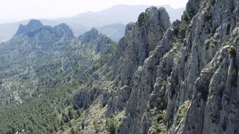 Aerial view of mountain range. 動画素材 133225117