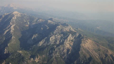 Aerial View of Mountain Range 動画素材 321928886