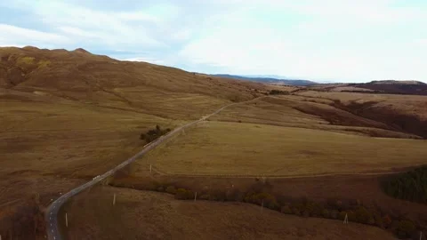 Aerial view of the mountain ranges Stock Footage 220579522