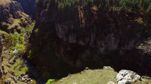 Aerial view of the mountain ranges Video stock 220596163