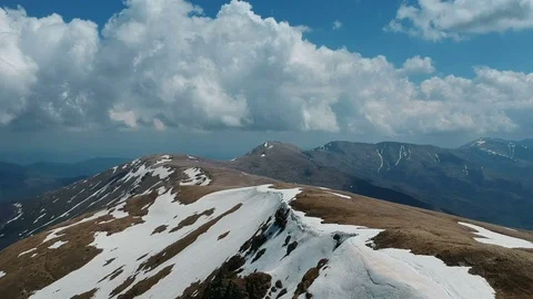 Aerial view of mountain ridge Video stock 89068175
