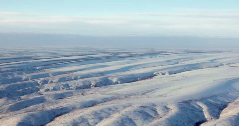 Aerial view of mountain ridges. Stock Footage 151975640