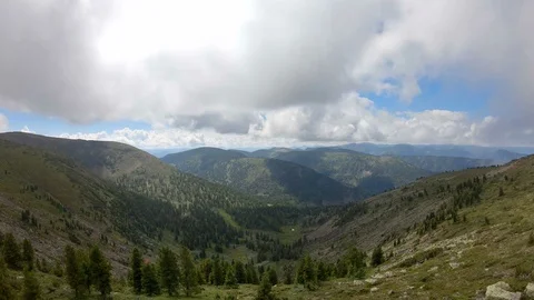 Aerial view of mountain scenery Stock Footage 121490799