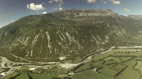 Aerial view of a mountain. Spain Stock Footage 50434761