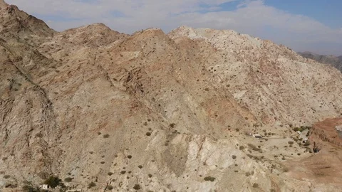 Aerial view of mountain in UAE Stock Footage 101202661