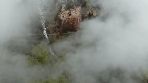 Aerial view of a mountain in Veneto. Stock Footage 154650779