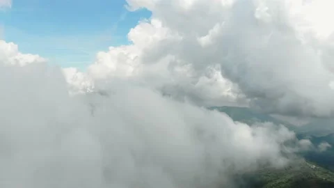 Aerial view of a mountain in Veneto. Stock Footage 154650841