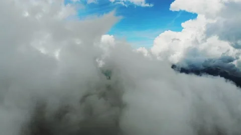 Aerial view of a mountain in Veneto. Stock Footage 154650846