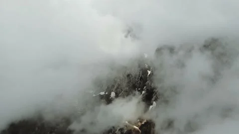 Aerial view of a mountain in Veneto. Stock Footage 154650902