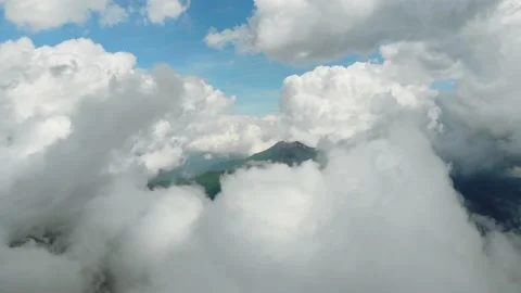 Aerial view of a mountain in Veneto. Stock Footage 154650947