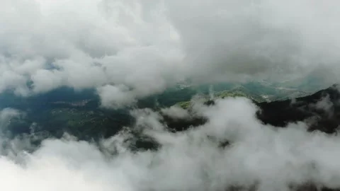 Aerial view of a mountain in Veneto. Stock Footage 154650979