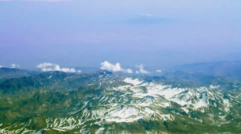 Aerial view of a mountains Stock Footage 24702348