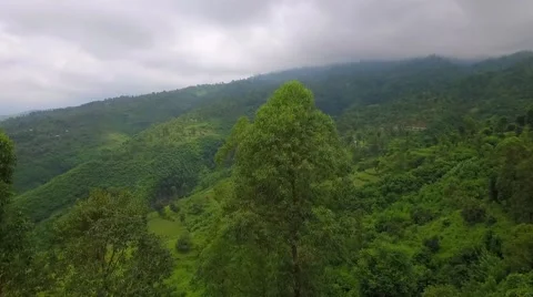 Aerial View of mountains Stock Footage 63226734