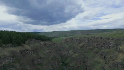 Aerial view of the mountains Video stock 240735812