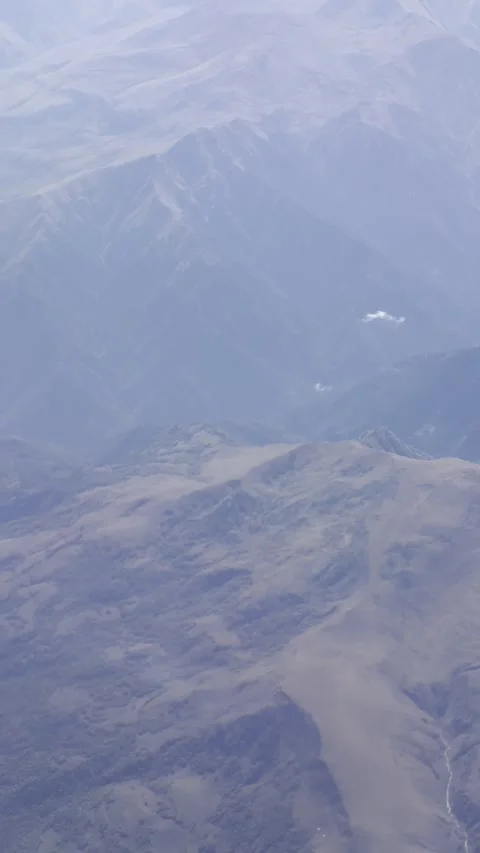 Aerial view of the mountains Stock Footage 262256981