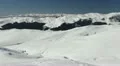 Aerial View Mountains Panorama Landscape Beautiful Winter Blue Sky Background HD Footage