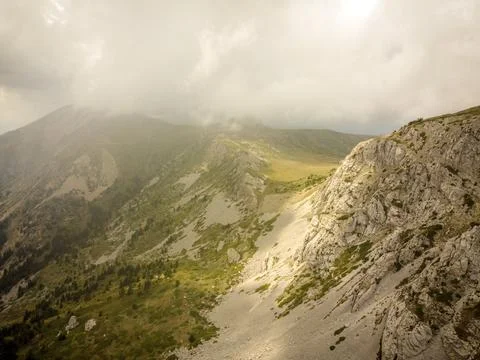 Aerial view of mountains Stock Photos
