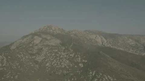 Aerial View of Mountainside Stock Footage 36394067