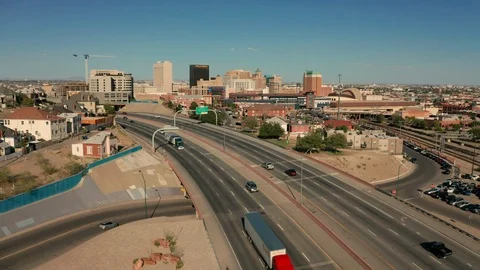 Aerial View Moving Along Over Traffic Stock Video Pond5 - Main Image