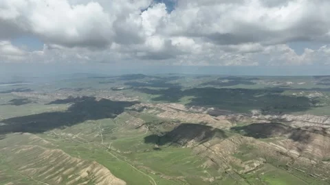 Aerial view of Mravaltskaro Colorful Mountains in Kakheti Region. Georgia 스톡 동영상 291183836