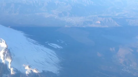 Aerial View of Mt Fuji Stock Footage 46220120