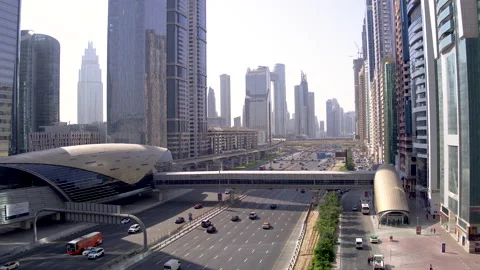 Aerial view of Museum of The Future Stock Footage 170894956