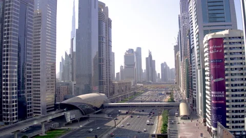 Aerial view of Museum of The Future Stock Footage 170895697