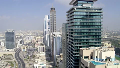 Aerial view of Museum of The Future Stock Footage 170895783