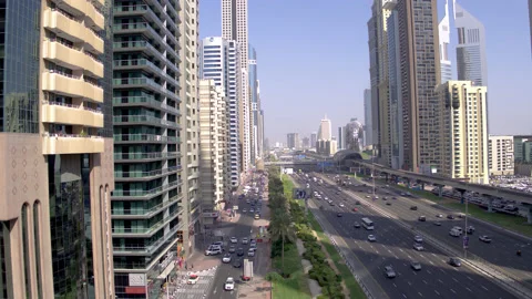 Aerial view of Museum of The Future Stock Footage 170896578