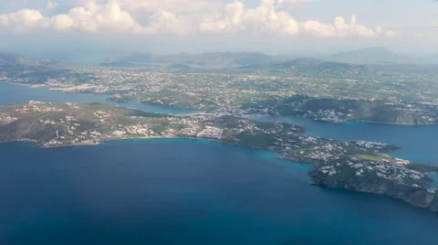 Aerial View of Mykonos Stock Footage