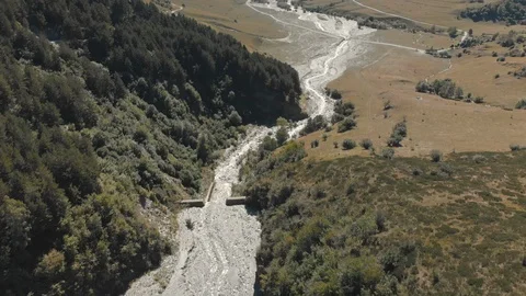 Aerial View of Natural Source in the Valley 2 Видео 96172433