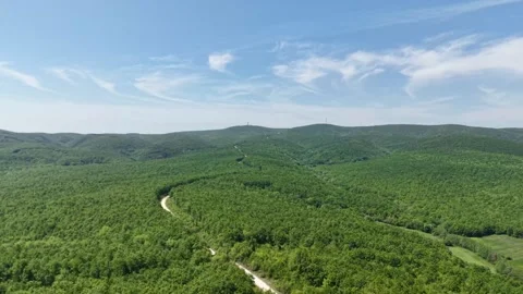Aerial view of the nature Stock Footage 308873841