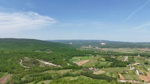 Aerial view of the nature Stock Footage 308873867