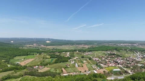 Aerial view of the nature Stock Footage 308873869