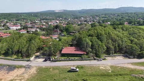 Aerial view of the nature Stock Footage 308873967