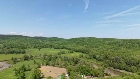 Aerial view of the nature Stock Footage 308873985