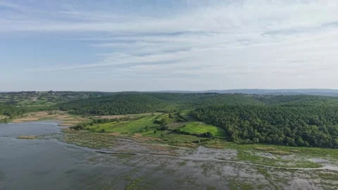 Aerial view of the nature Stock Footage 308874136