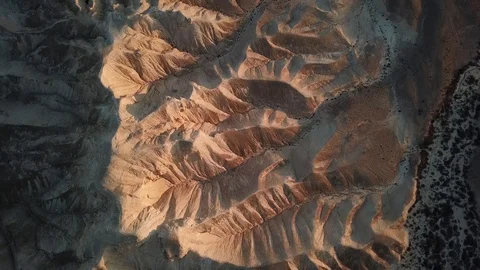 Aerial view of the Negev desert's dramatic scenery (Israel) 스톡 동영상 88259632