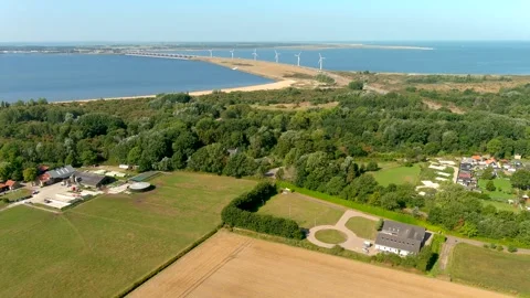 Aerial view of The Netherlands. Stock Footage 275283083