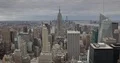 Aerial View of New York City Iconic Tourist Attraction Empire State Building Day 4k or 4k+ Resolution