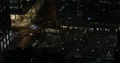 Aerial View of New York City People and Cars Commute on 6th Avenue Street Night 4k or 4k+ Resolution