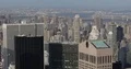 Aerial View of New York City Skyline Iconic Skyscrapers Famous Buildings Roofs 4k or 4k+ Resolution