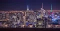 Aerial view of New York, time-lapse 4k or 4k+ Resolution