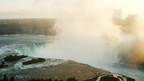 Aerial view of Niagara Falls Vidéo 126255322