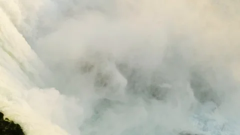 Aerial view of Niagara Falls Stock Footage 126255399