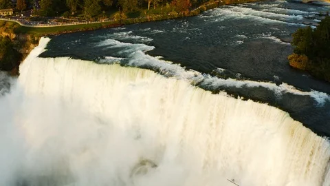 Aerial view of Niagara Falls 库存影片 126255407