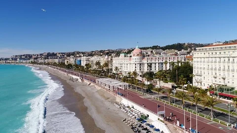 Aerial view of Nice Stock Footage 87458814