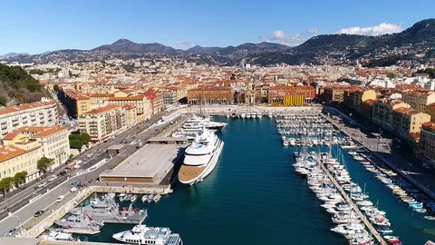 Aerial view of Nice Video stock 87459270