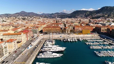 Aerial view of Nice Video stock 87459664