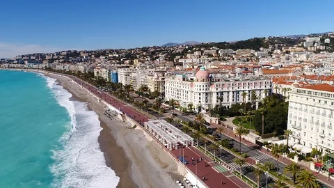 Aerial view of Nice Video stock 87459900